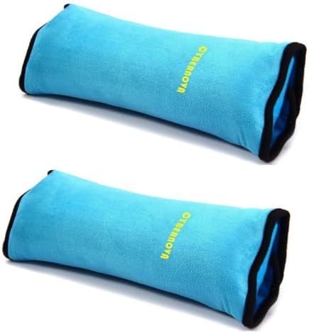 CYBERNOVA 2pcs Car Vehicle Seat Belt Harness Shoulder Pad Cover Cushion Head by CYBERNOVA