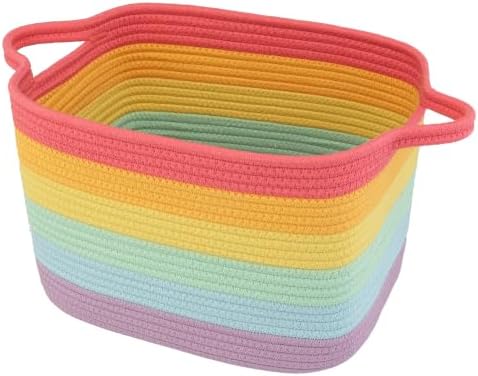 XUANGUO Woven Cotton Rope Storage Basket by XUANGUO