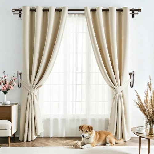 TONIAL Curtain Holdbacks, Calssic Cap Finials - Image 3