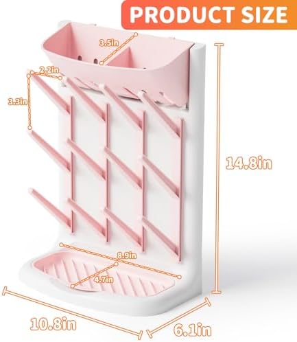 Yieach Larger Vertical Baby Bottle Drying Rack - Image 3