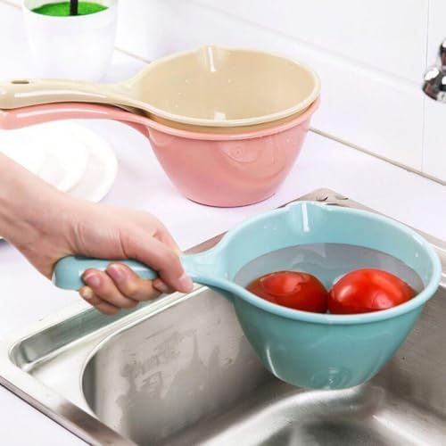 3pcs Plastic Water Dipper Long Handle Kitchen Ladles Pp Water Scoop - Image 5