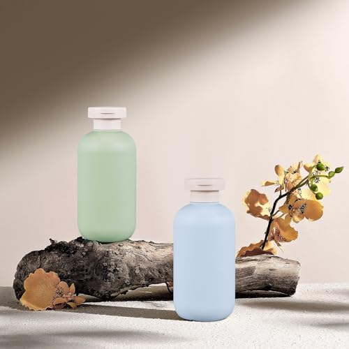 10 oz Plastic Travel Shampoo Bottles, Refillable Flip Cap Squeeze Bottles - Image 6