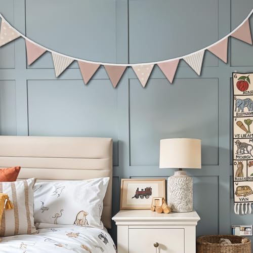 Girls Room Decor, Nursery Baby Girls Bunting Banner Floral Toddler Room Decor - Image 5