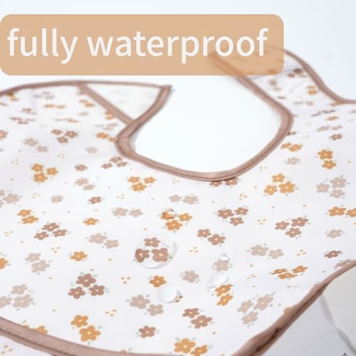 3-Pack Mess Proof Baby Bibs for Eating, Lightweight - Image 5