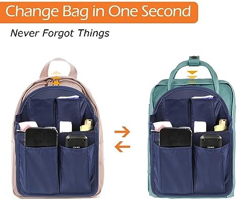 Surblue Backpack Organizer Insert Liner Hanging Travel Rucksack Purse and - Image 6