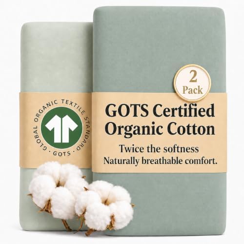 GOTS Organic Bassinet Sheets Compatible by Purityfromthefirstsleep