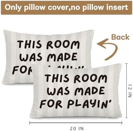 Kids Playroom Decor 12x20 Pillow Cover - Image 3