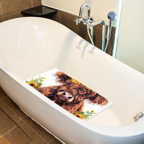 Shower Mat Bathtub Mat, 26.8x15.1 inch, Non-Slip Bath Mat - Image 5