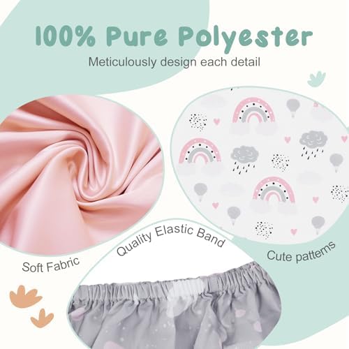 3 Pack Stretchy Bassinet Sheets 20" x 33" Compatible - Image 3