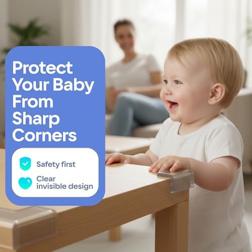 Komfortology 12-Pack Baby Proofing Corner Protectors - Image 2