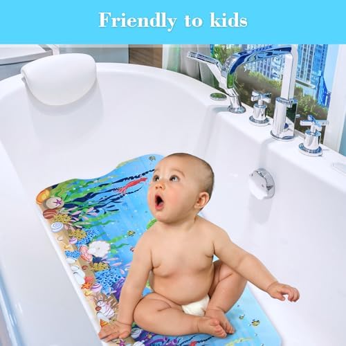 Secopad Bathtub Mat Non Slip, Cute Tub Mat - Image 2