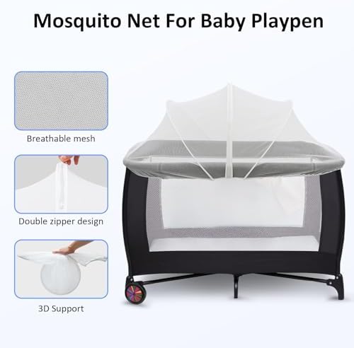 Mosquito Net for Pack n Play, Pack and Play Cover - Image 6