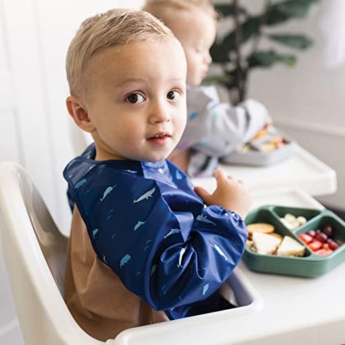 Tiny Twinkle Long Sleeve Bib for Babies & Toddlers | Waterproof Smock Bib for - Image 5