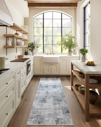 Washable Kitchen Rugs Runners for Hallways: 2x10 Carpet Runner Rug Non Slip by palohom