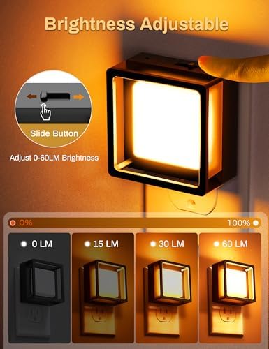 DORESshop Orange Night Light, Night Lights Plug Into Wall Halloween - Image 2