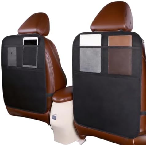 2 Pack Leather Car Seat Protector by MONKONAR