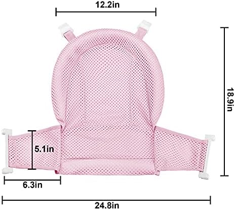 RUIXIA Universal Adjustable Baby Bath Tube Support Mesh Net Soft Breathable - Image 7