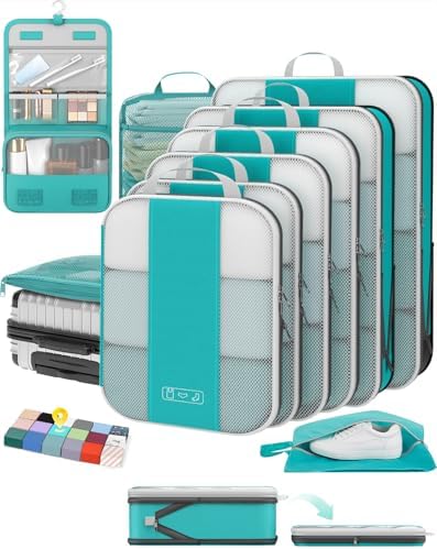 OlarHike 10 Set Compression Packing Cubes by OlarHike