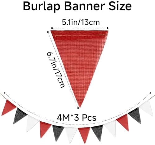 G2PLUS Triangle Flag Bunting, Pennant Banner and Decorative Garland - Image 2