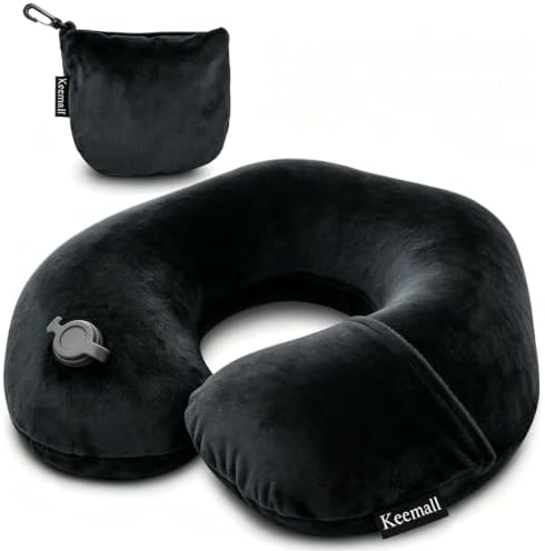 Keemall Inflatable Travel Neck & Shoulder Pillow by Keemall