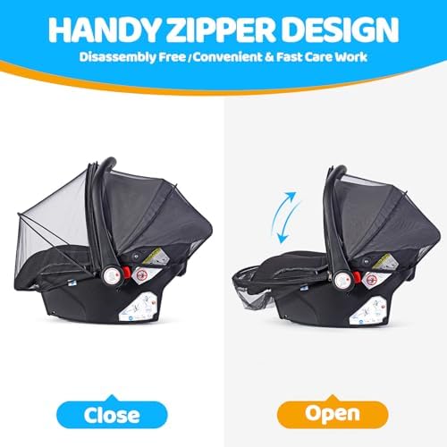 Orzbow Mosquito Net for Car Seat and Doona Stroller - Image 3