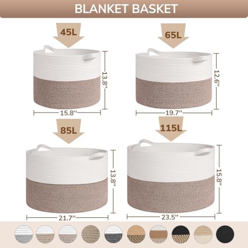 Goodpick 65L Large Woven Rope Basket - Image 5