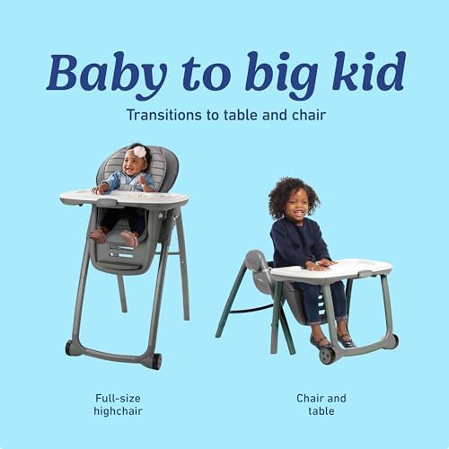 Graco Table2Table Premier Fold 7 in 1 Convertible High Chair | Converts to - Image 4