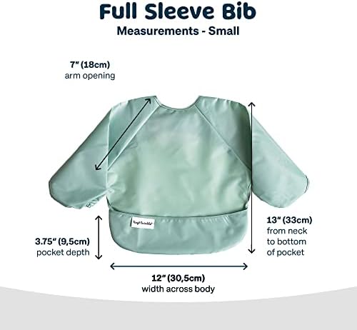 Tiny Twinkle Long Sleeve Bib for Babies & Toddlers | Waterproof Smock Bib for - Image 6