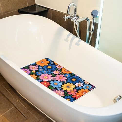 Non Slip Shower Mat Bathtub Mat 15.1x26.8 Inch, Quick Dry Bath Mat - Image 5