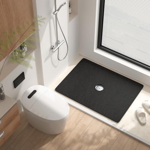 HITSLAM Shower Mat, 32 x 24 Inch Non Slip Bath Mat - Image 6