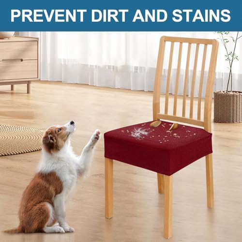 Smiry Waterproof Seat Covers for Dining Room Chairs - Image 6