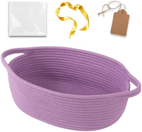 OIAHOMY Small Woven Basket by MasterofSpaceOptimization