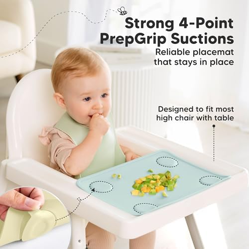 KeaBabies 2pk Silicone Placemats - Image 4