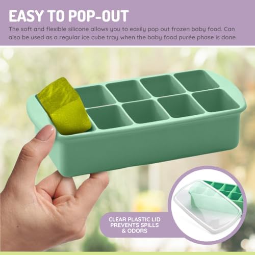 melii Silicone Baby Food Freezer Tray - Image 5