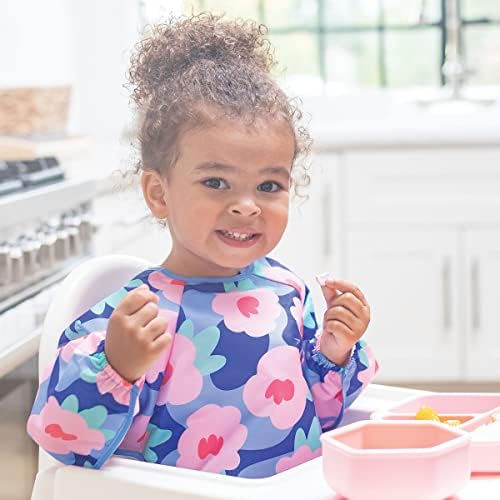 Tiny Twinkle Long Sleeve Bib for Babies & Toddlers | Waterproof Smock Bib for - Image 3