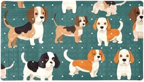 Shower Mat Bathtub Mat, 26.8x15.1 inch, Non-Slip Bath Mat by Anna+Cowper