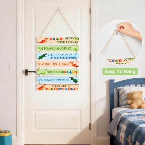 Girls Room Decor Colorful Inspirational Wall Plaque Set - Image 4