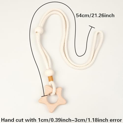 2 Pack Wooden Curtain Tiebacks - Image 7
