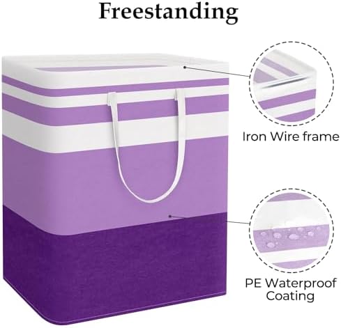 StorageRight Laundry Basket Hamper, 125L Collapsible Clothes Storage - Image 3
