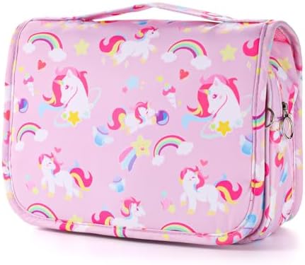 Kids Hanging Toiletry Bag for Girls, Travel Toiletry Bag for Little Young Girls - Image 2