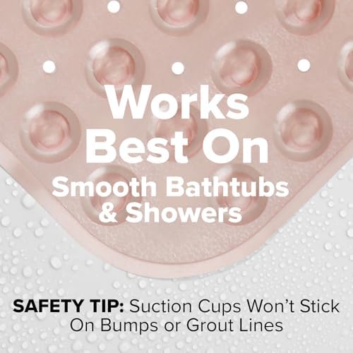 SlipX Solutions 39x16 Extra Long Non Slip Bath Mat, Tub & Shower - Image 3