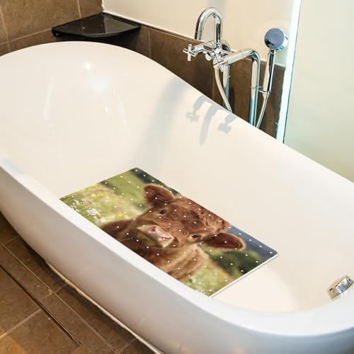 Bath Tub Shower Mat, Washable Bathtub Floor Mats, Suction Cups and Drain Holes - Image 5