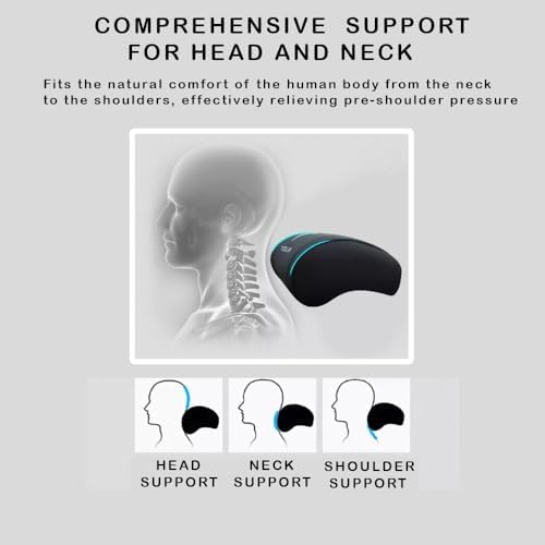 Car Headrest Neck Pillow Support Ergonomic, - Image 3
