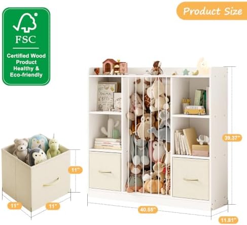 EXPERLAM Toy Storage with Stuffed Animal Storage - Image 3