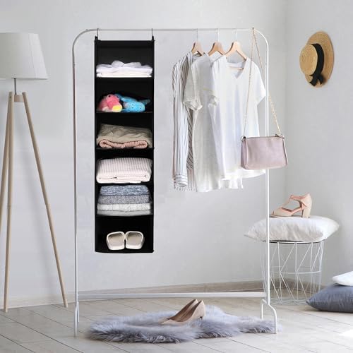 MAX Houser 2 Pack 6 Tier Hanging Closet Organizer - Image 6
