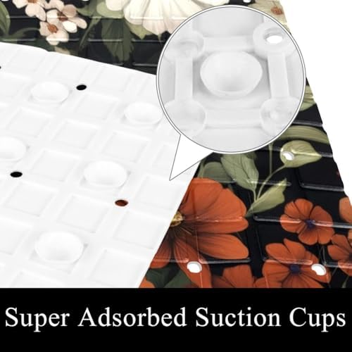 Shower Mat Bathtub Mat, 26.8x15.1 inch, Non-Slip Bath Mat - Image 3