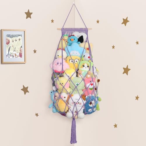 Stuffed Animal Storage Hammock Corner by iHansee