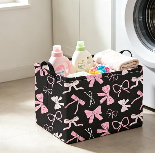 Rectangle Storage Basket, Collapsible Storage Bin, Books Box, Gift Basket - Image 4
