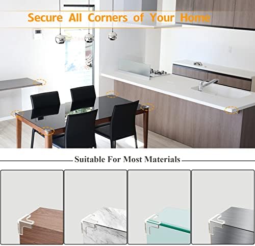 16 Pack Table Corner Protectors Clear Corner Guards Corner Bumpers Covers - Image 4