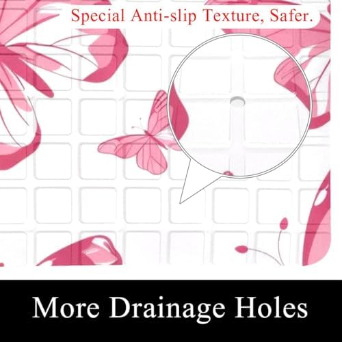 Bathtub Mat Non Slip 26.8x15.1In, Bathroom Decor PVC Shower Mats - Image 2